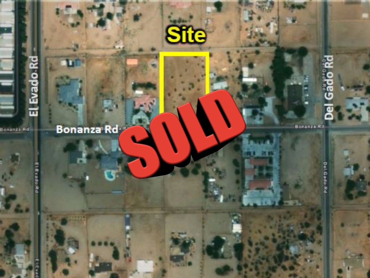1.14 Acres of Residential Land on Bonanza Rd Victorville, CA Sold