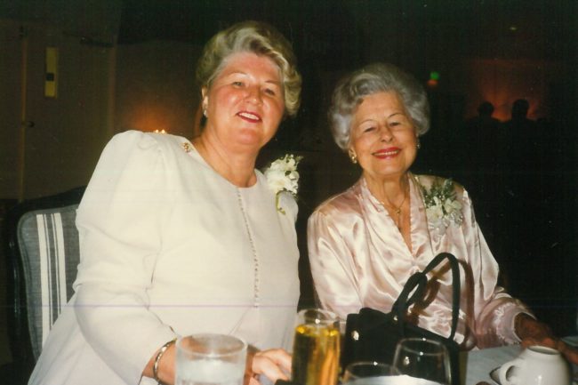Mom and (her mom) Grandma at our wedding Oct. 5, 1996