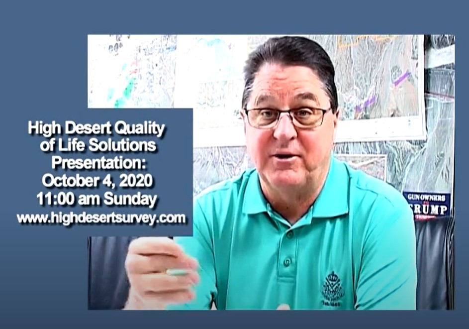 Video: Joseph W. Brady to High Desert Association of Realtors Survey Message